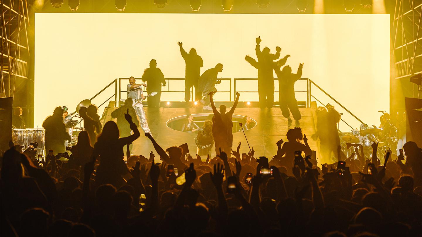 Photo of set Basement Jaxx.