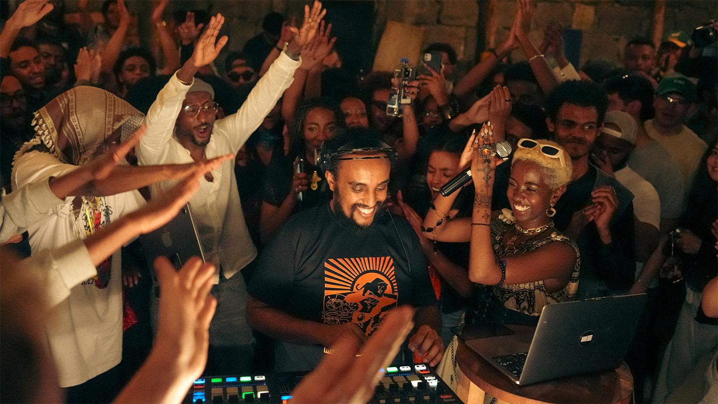 Photo of set Ethiopian Records.