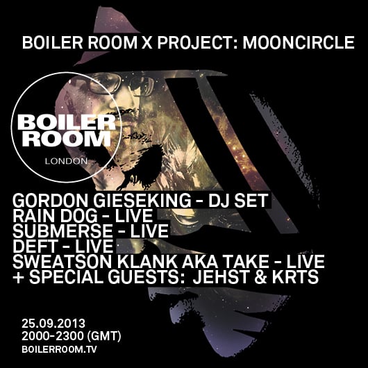 Flyer for event Project Mooncircle.