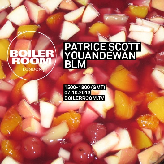 Flyer for event Patrice Scott, Youandewan & BLM.
