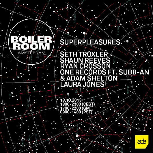 Flyer for event Superpleasures.