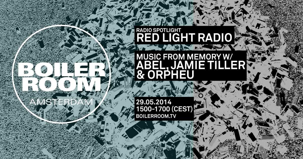 Flyer for event Radio Spotlight: Redlight Radio / Music From Memory .
