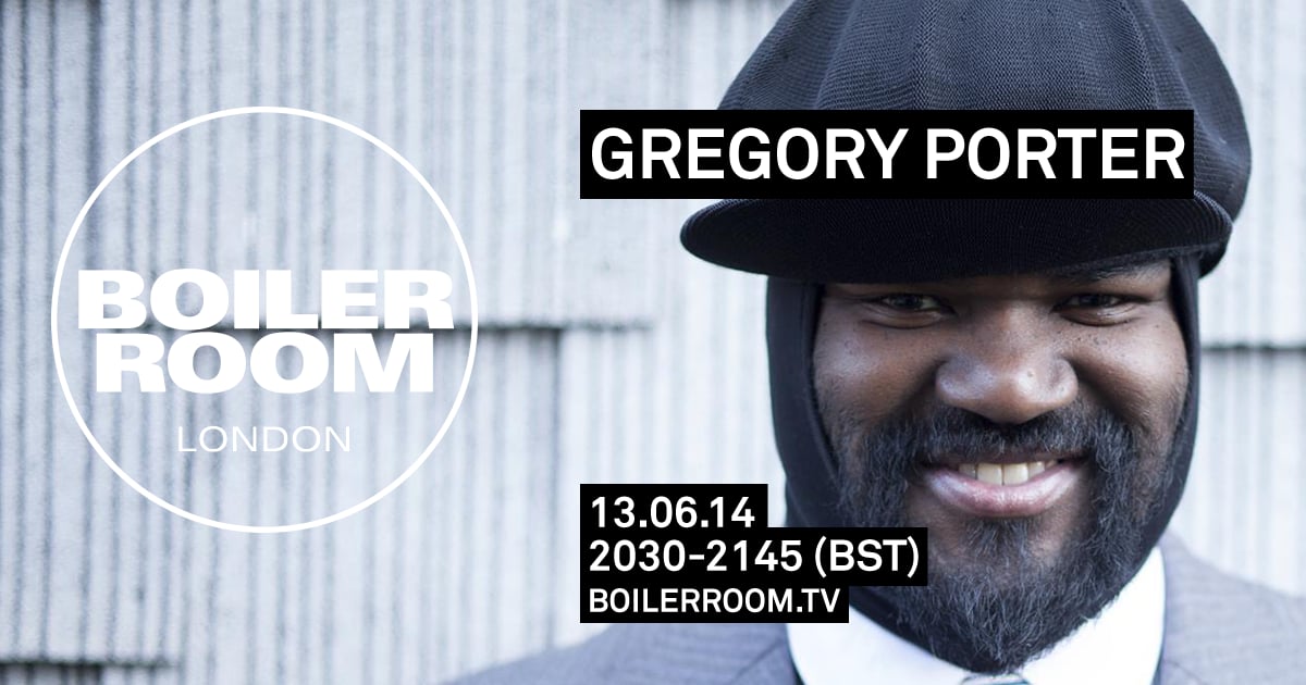 Flyer for event London: Gregory Porter .