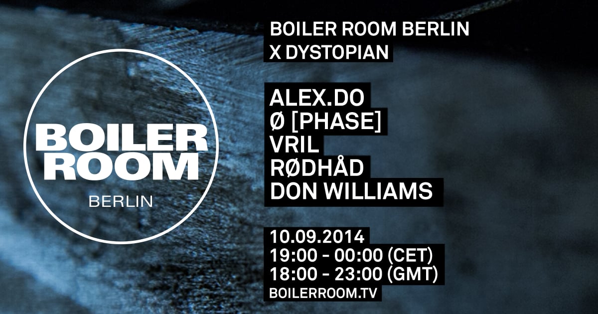 Flyer for event Berlin: Dystopian Records .
