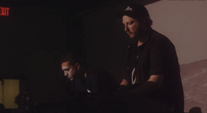 Photo of set Oneohtrix Point Never.