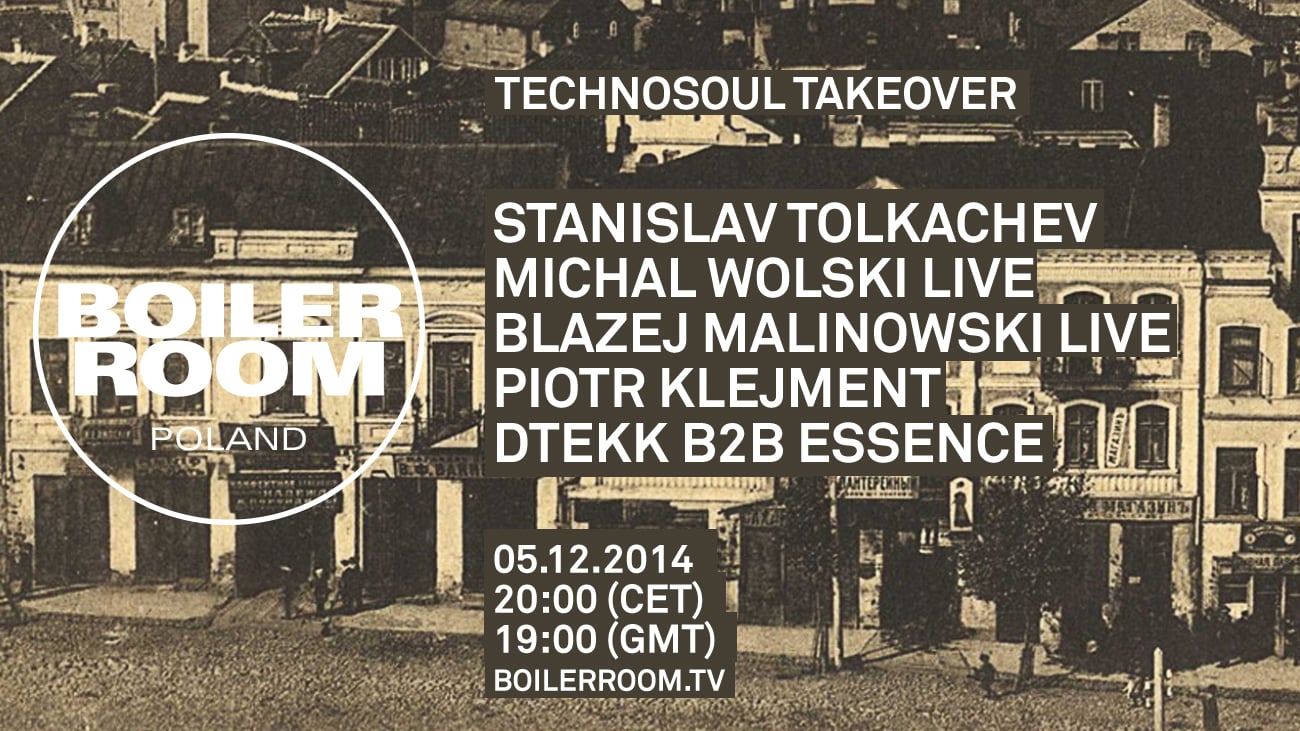 Flyer for event Poland: Technosoul Takeover.