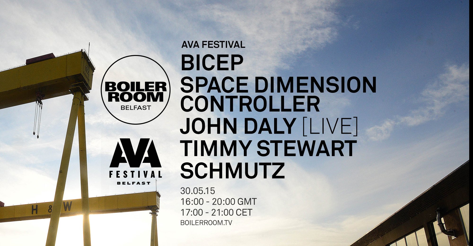 Flyer for event Belfast: AVA Festival.