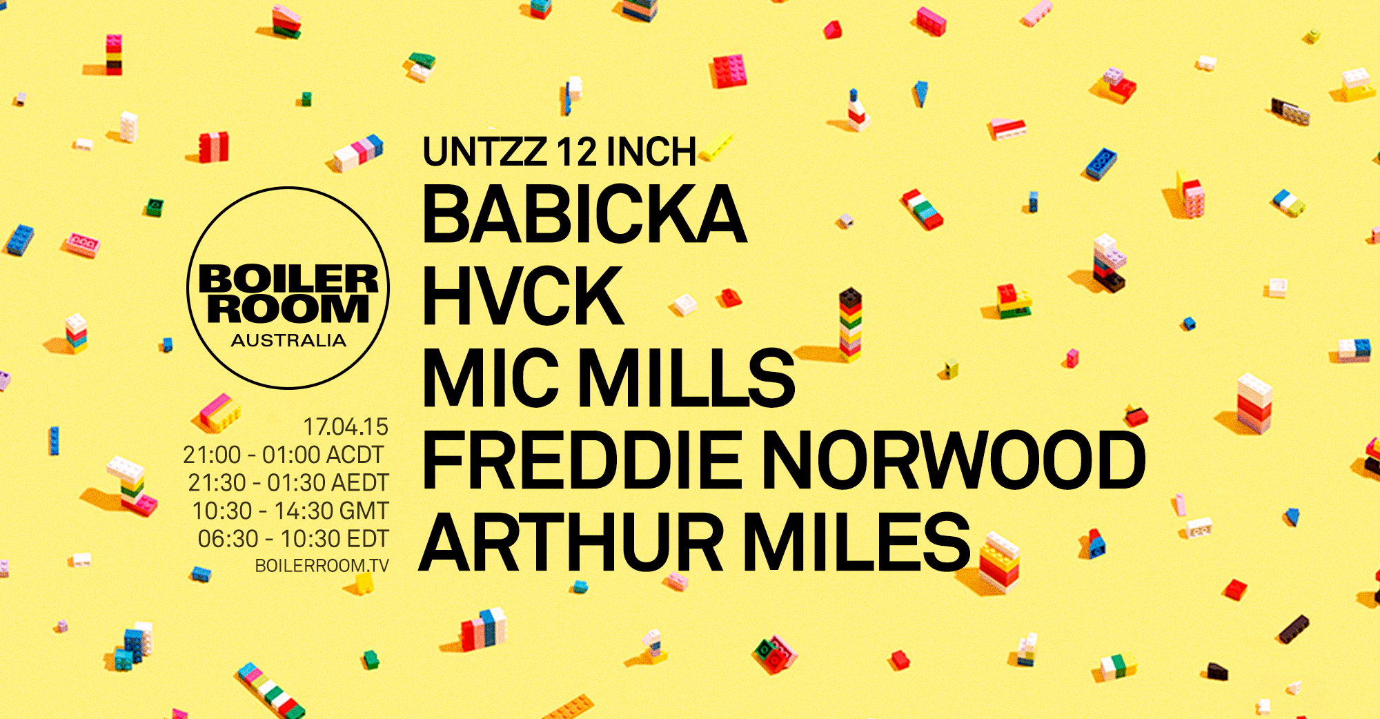 Flyer for event Label Spotlight: Untzz Twelve Inch.