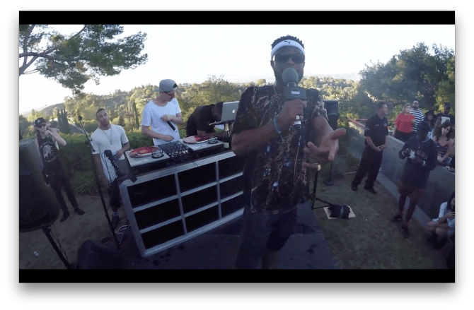 Photo of set Casey Veggies.