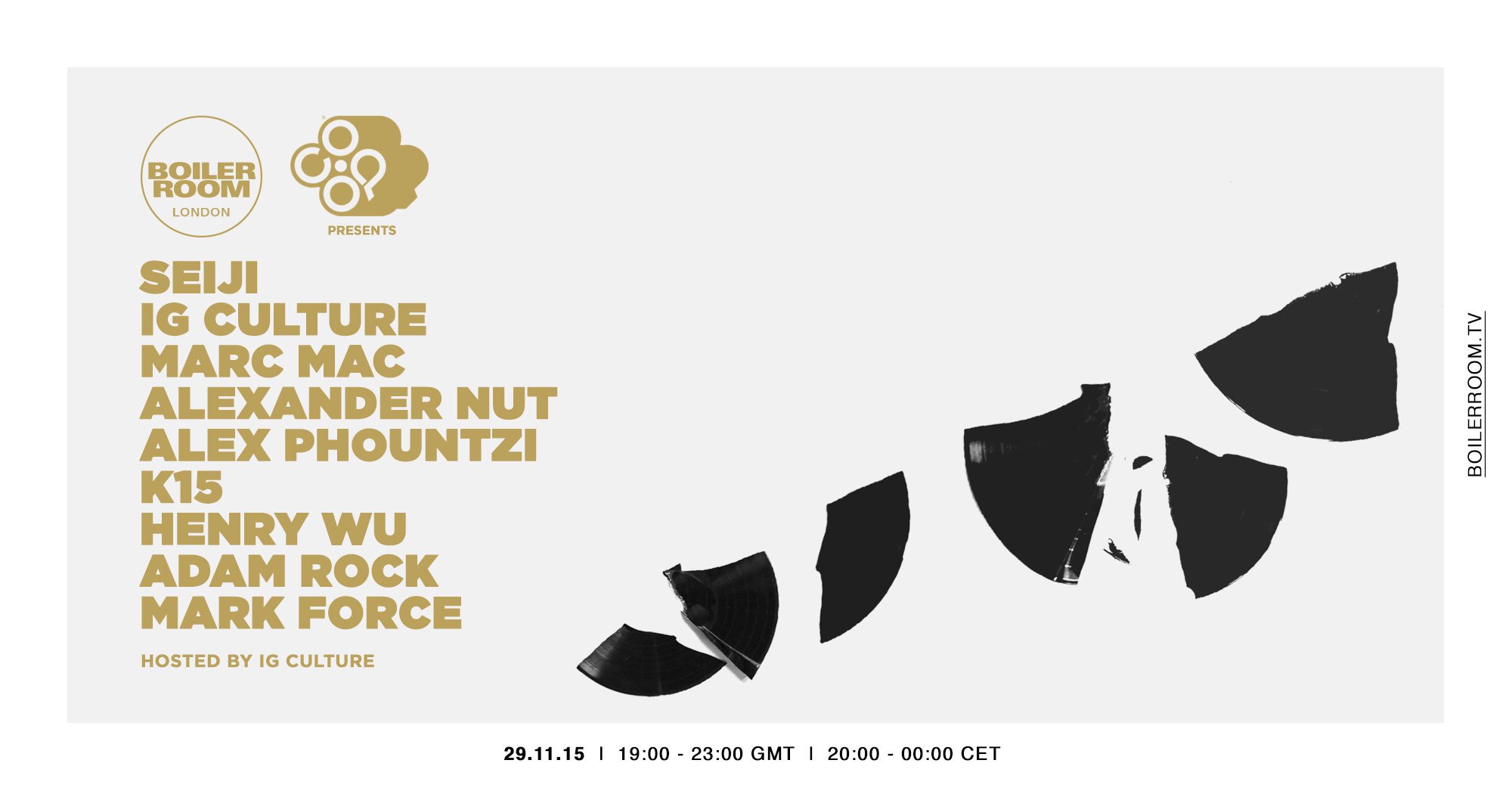 Flyer for event Co-Op Presents.