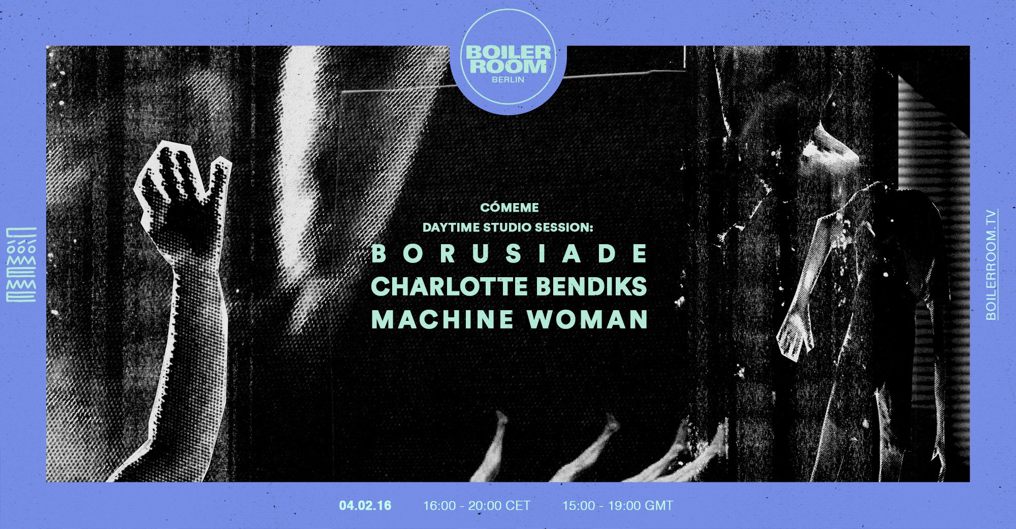 Flyer for event Berlin: Cómeme Family and Friends - Daytime Studio Session.