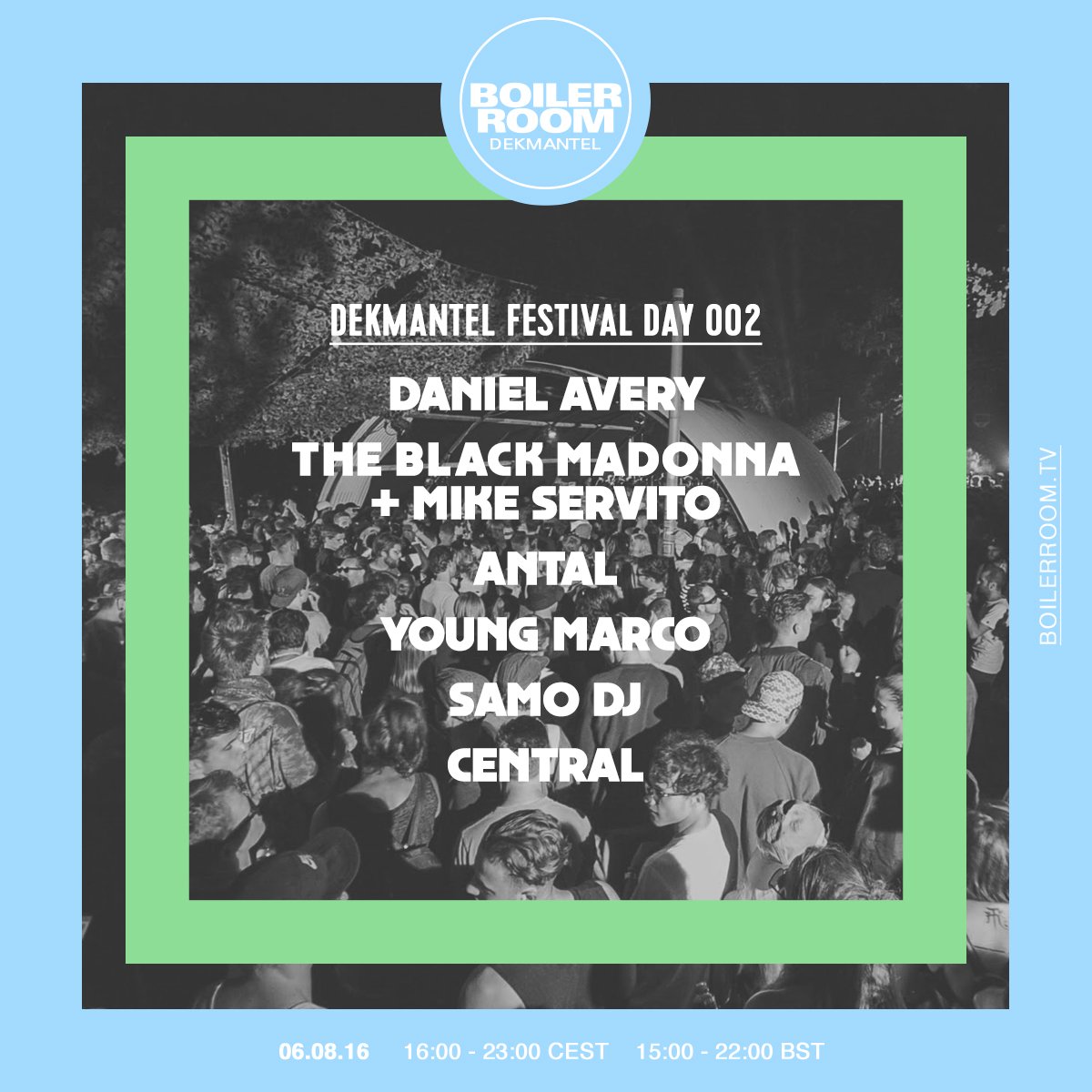 Flyer for event Dekmantel Day 002.