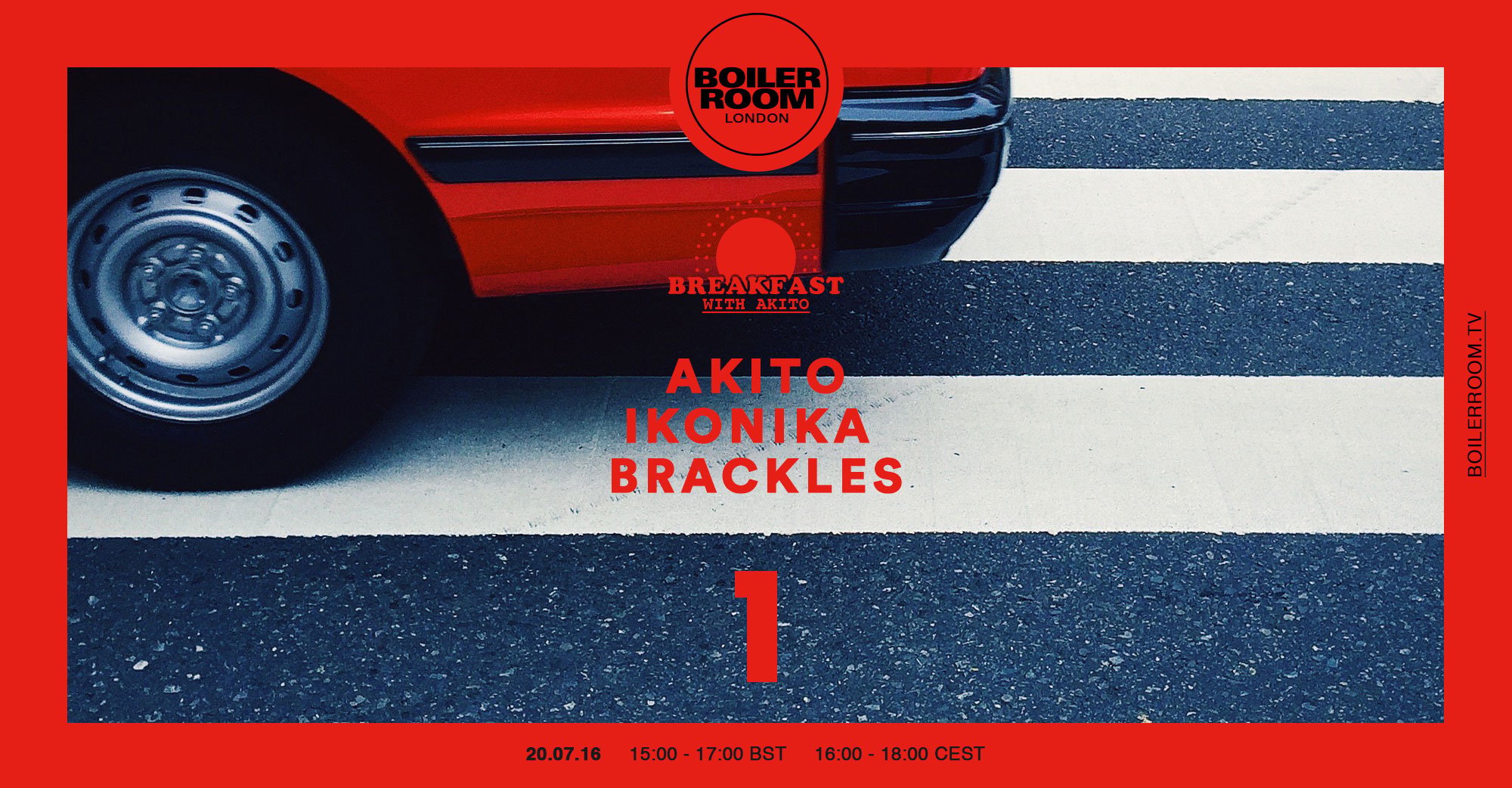 Flyer for event Channel 1: Breakfast with Akito.