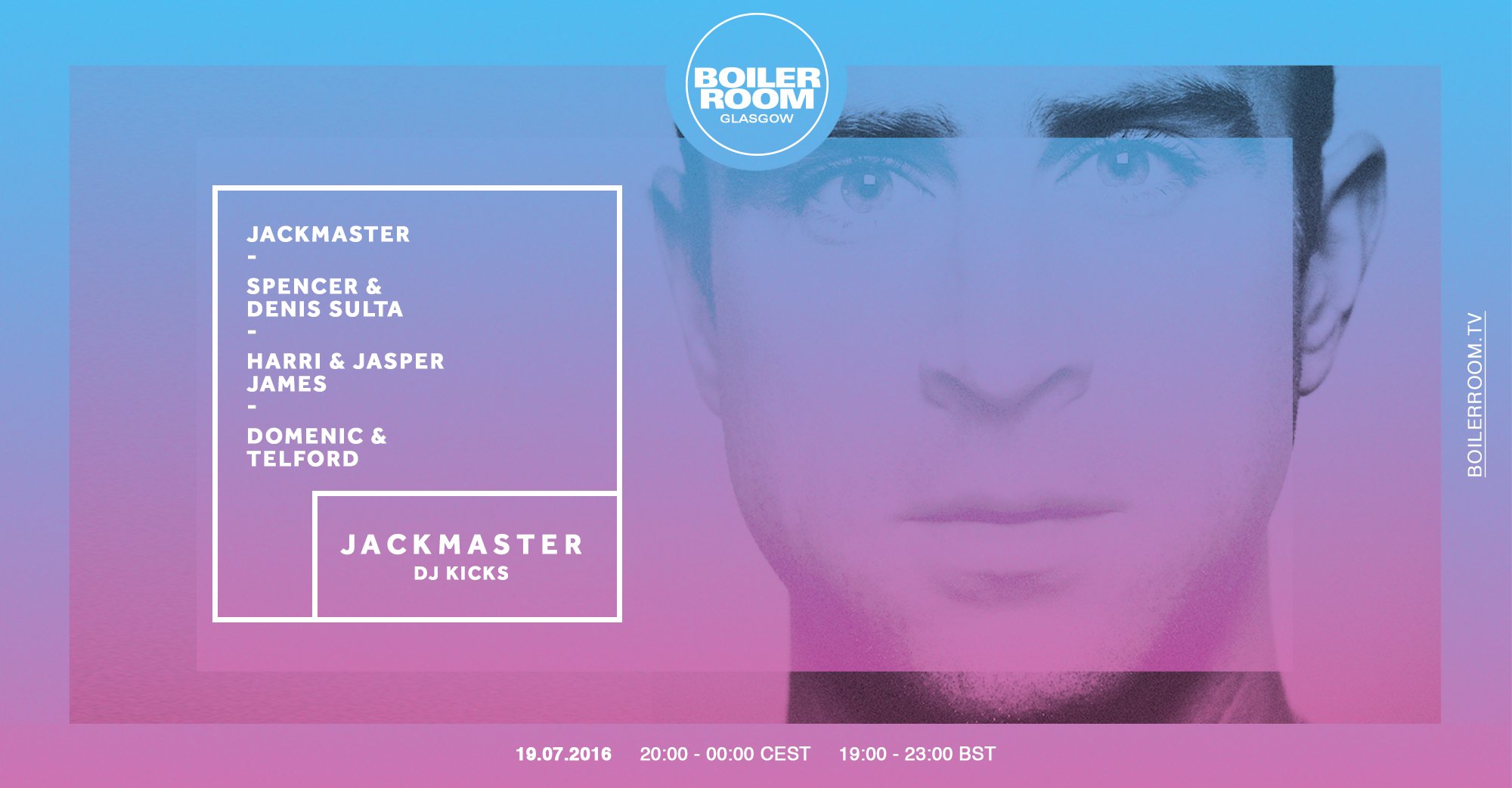 Flyer for event Jackmaster: DJ Kicks.