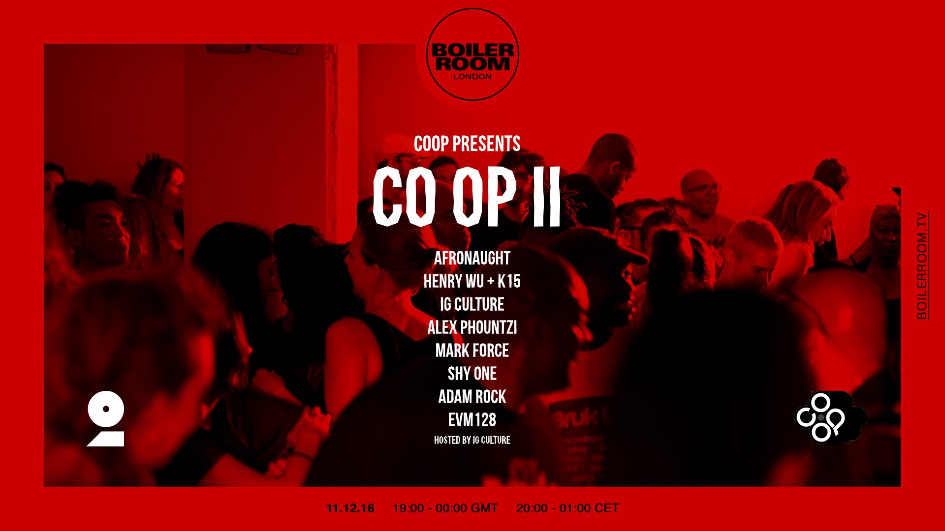 Flyer for event Co-Op Presents 2.