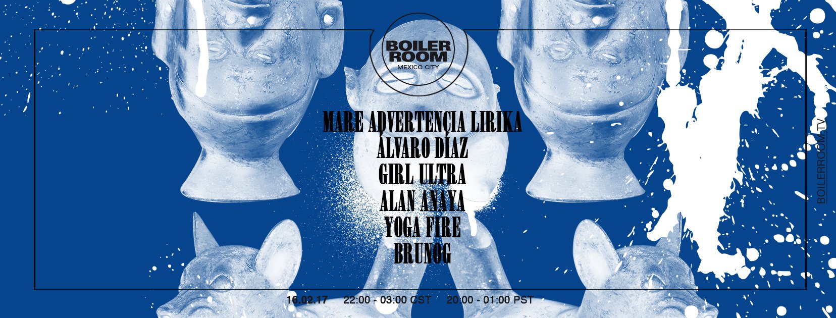 Flyer for event Mexico City: Mare Advertencia Lirika, Álvaro Díaz, Girl Ultra + more.