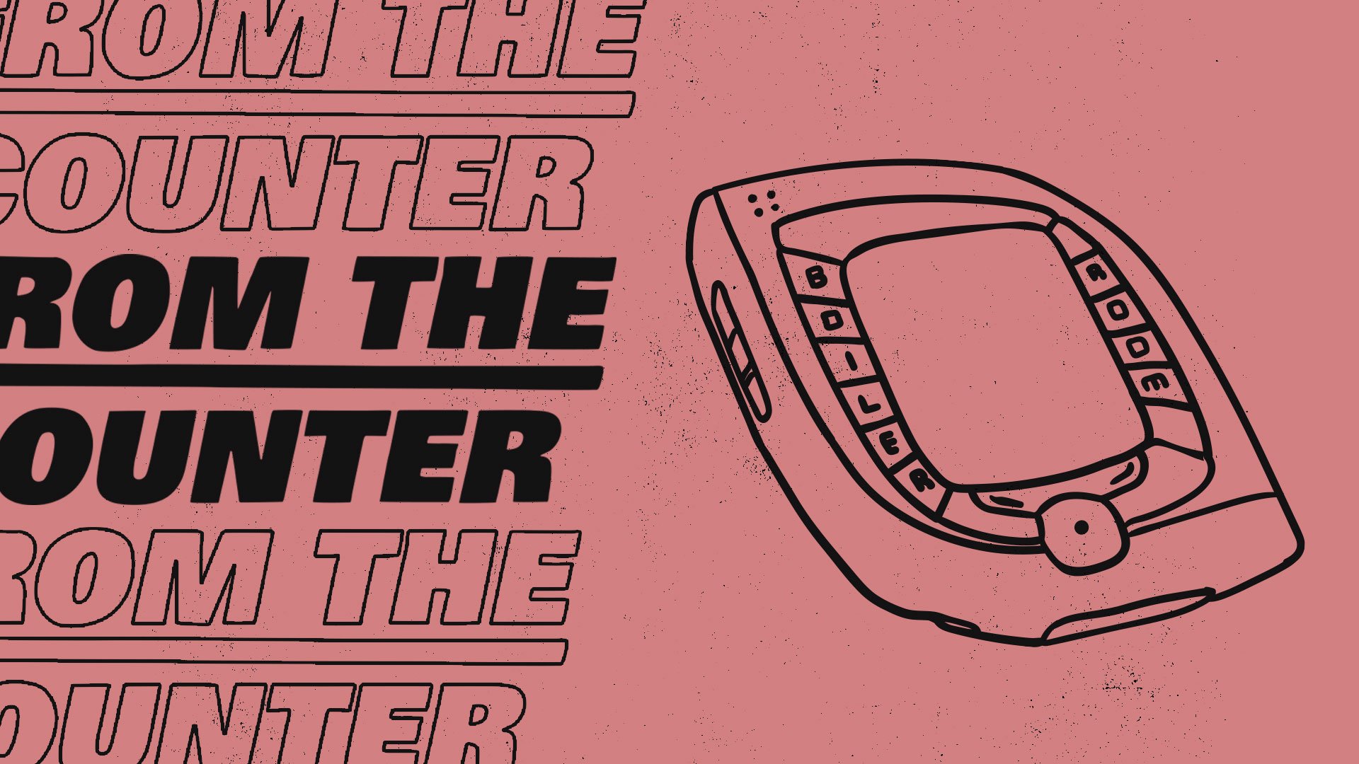 Flyer for event From The Counter: Telephones & DJ F.