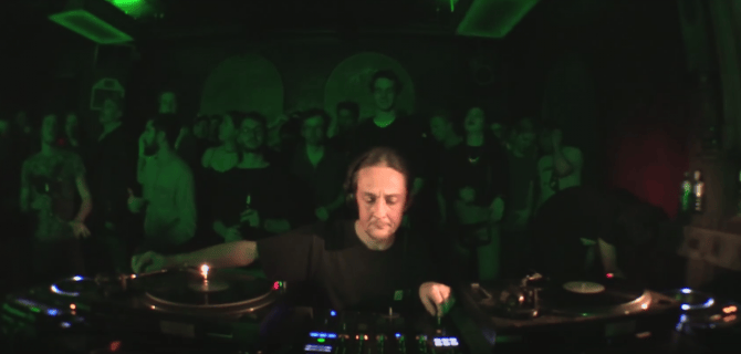 Photo of set DJ Guy.