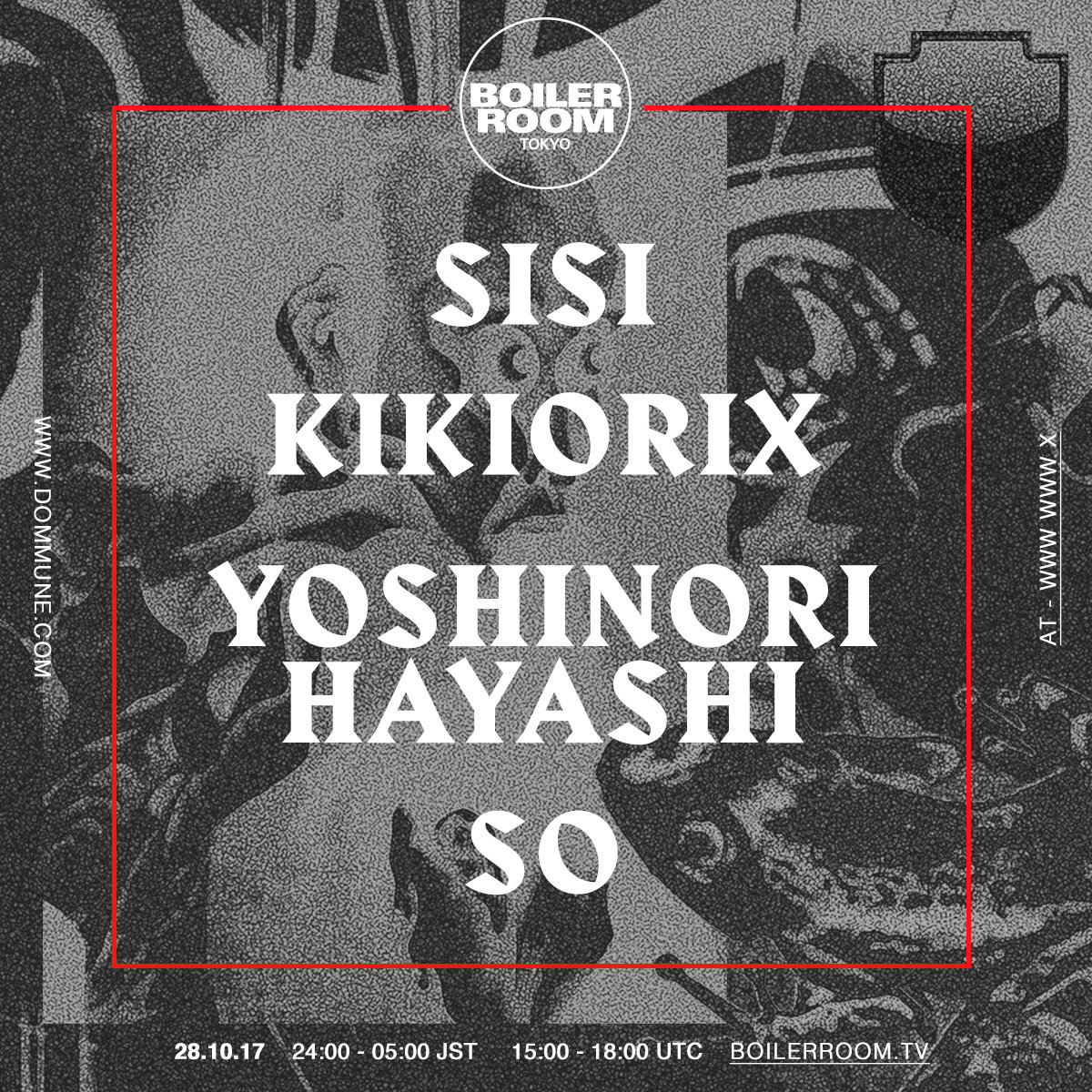 Flyer for event BR Tokyo & Dommune Halloween Party.