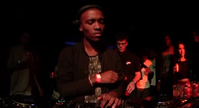 Photo of set DJ Lag.