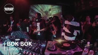 Flyer for event Bok Bok ft. Flirta D, Rhimez & MC Shaga 40 Min Mix.