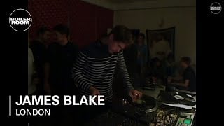 Photo of set James Blake.