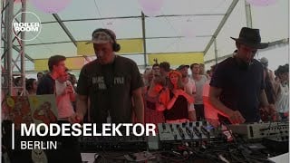 Photo of set Modeselektor.