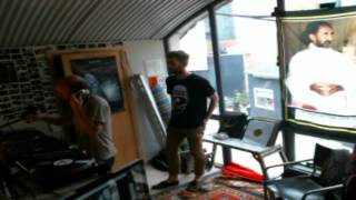 Photo of set Juan Maclean & Shit Robot Breakfast Show.