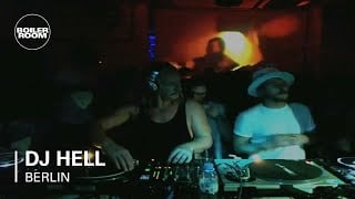 Photo of set DJ Hell.