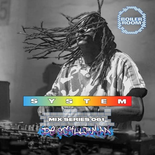 Flyer for event SYSTEM Mix 061: De Schuurman.