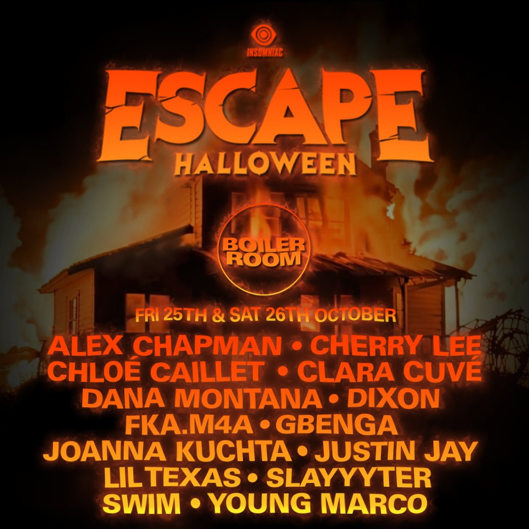 Flyer for event Escape Halloween.