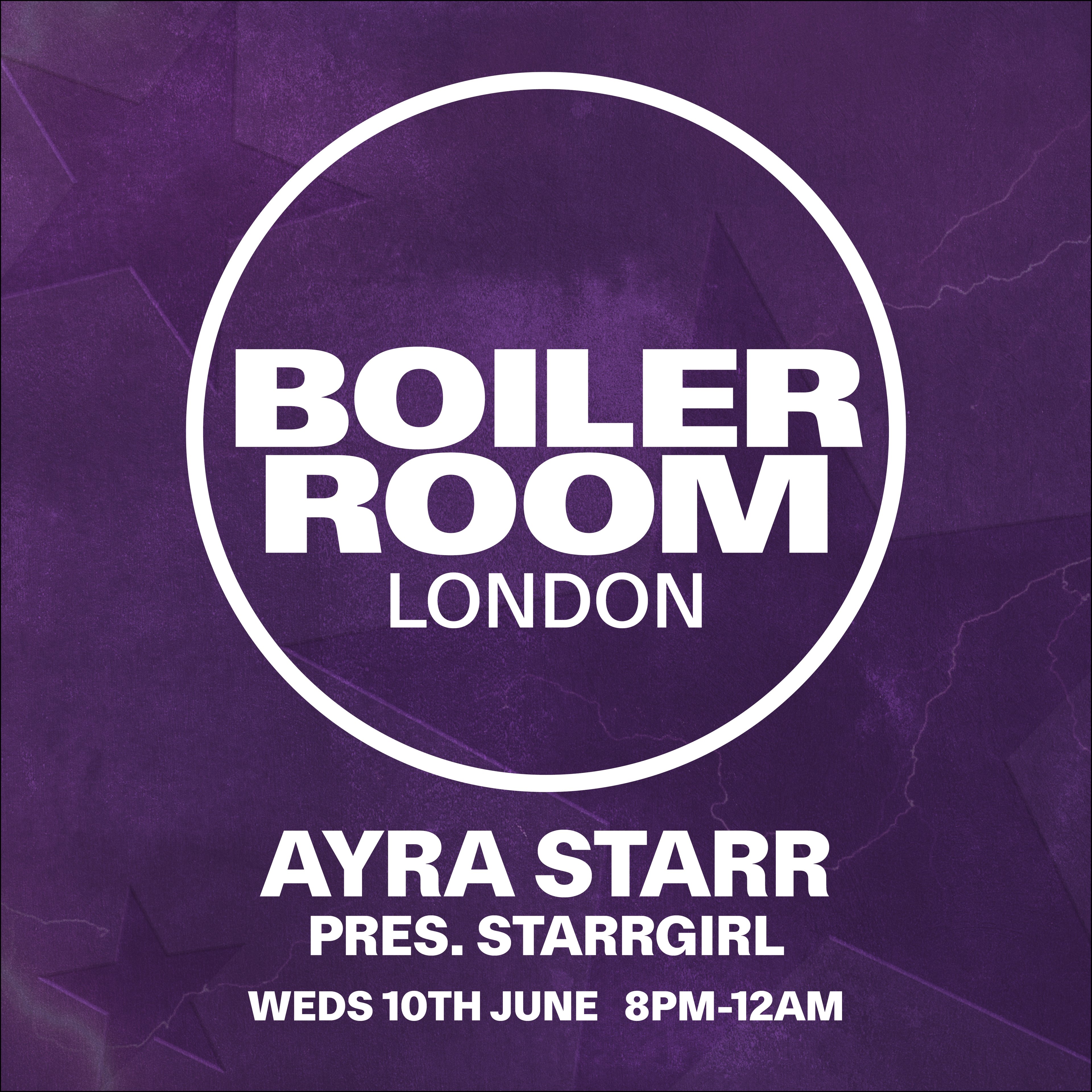 Flyer for event London: Ayra Starr pres. STARRGIRL.