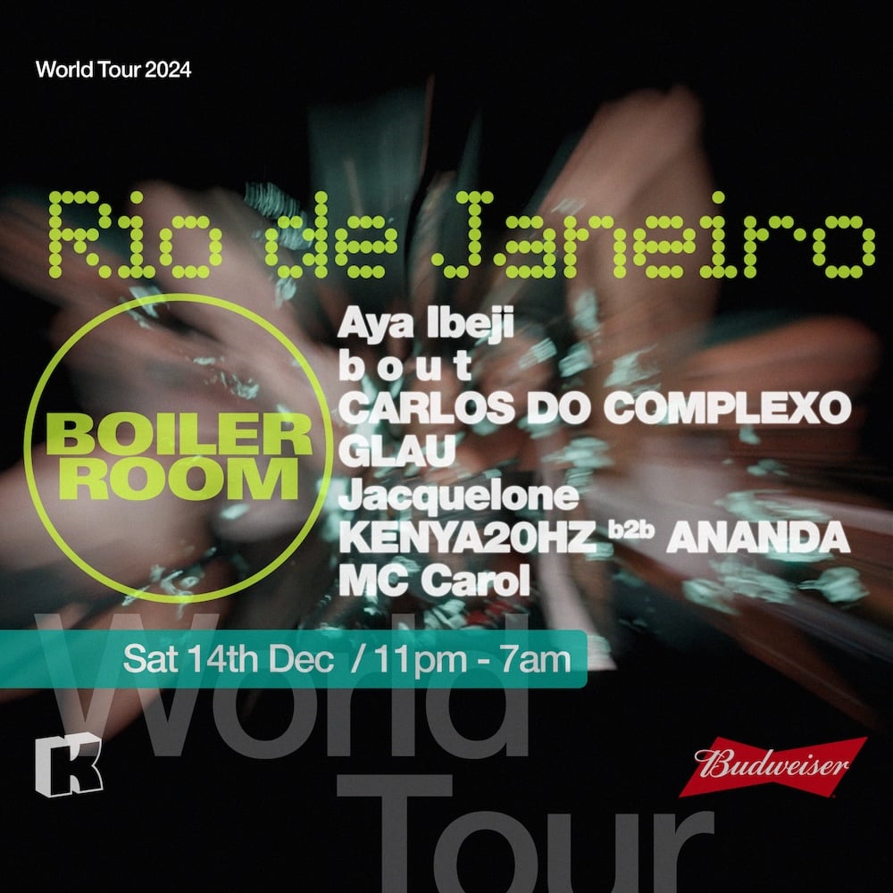 Flyer for event Rio de Janeiro.