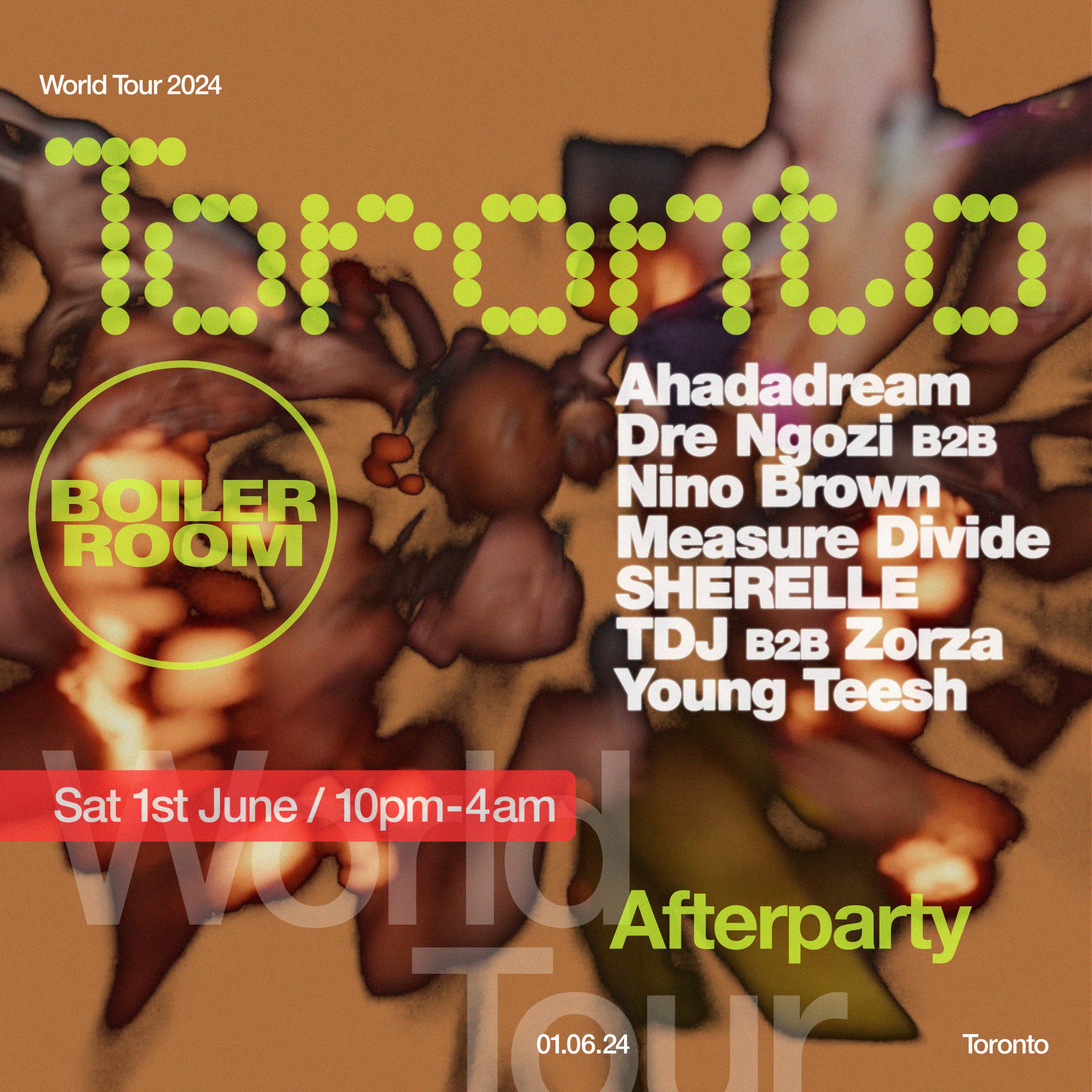 Flyer for event Toronto | Afterparty.