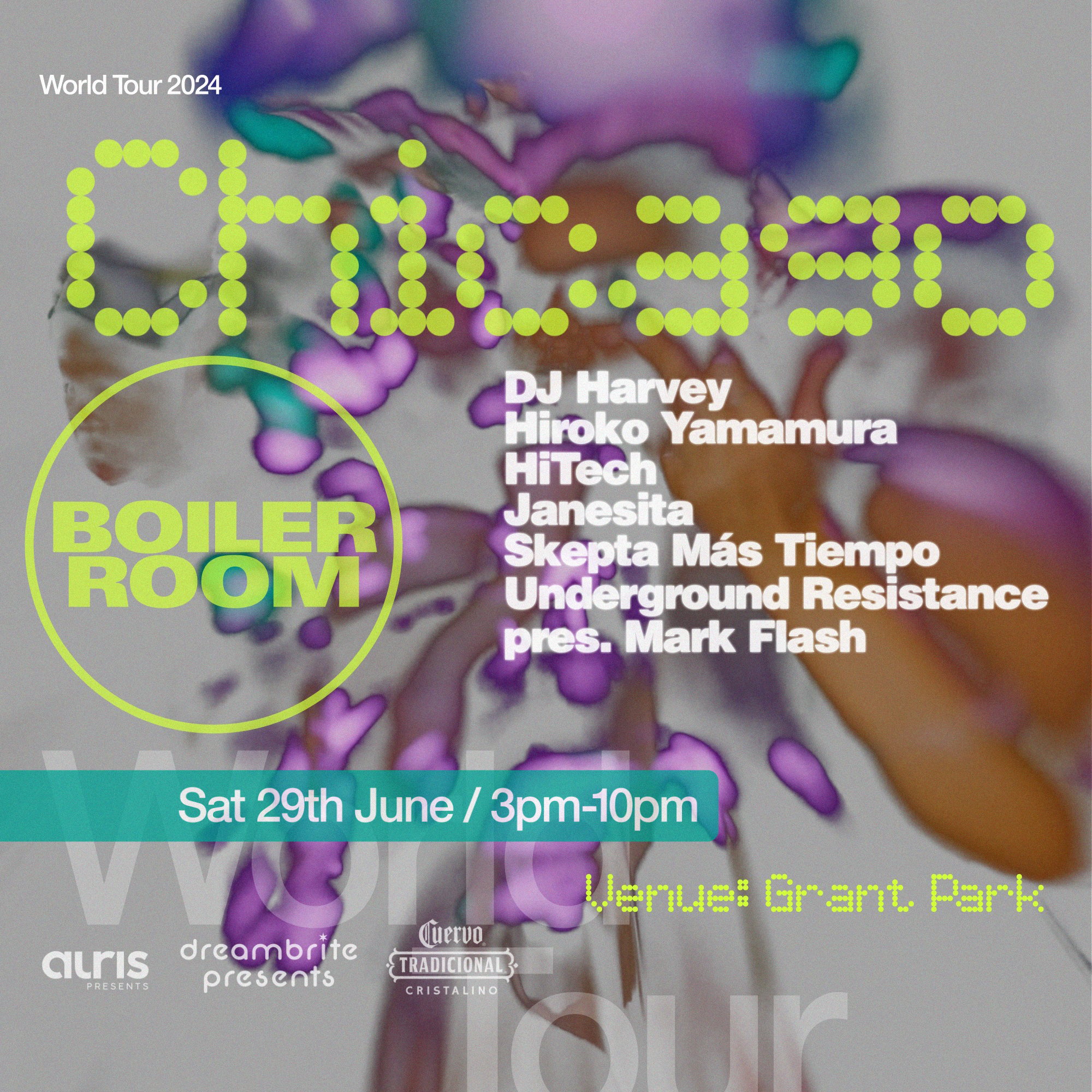 Flyer for event Chicago.