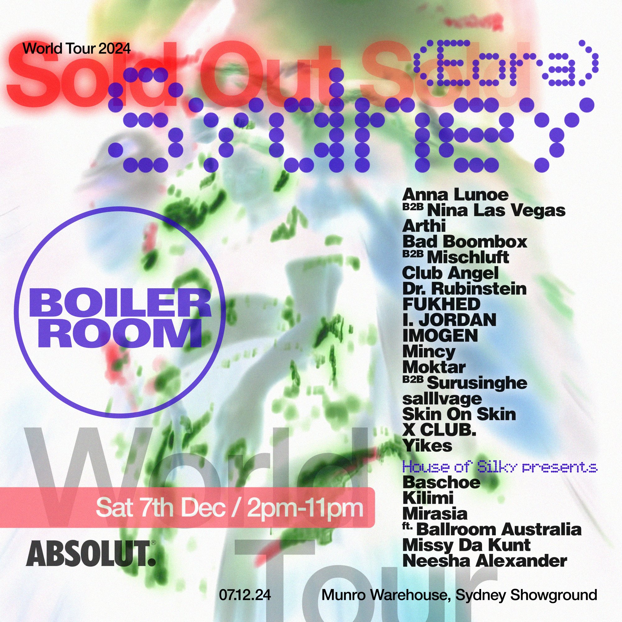 Flyer for event Sydney.