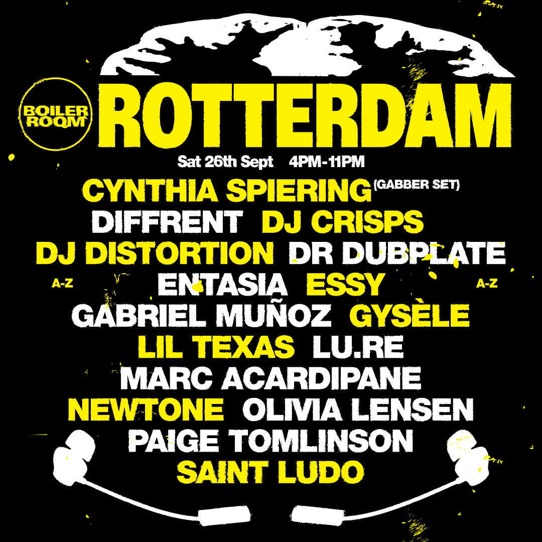 Flyer for event Rotterdam.