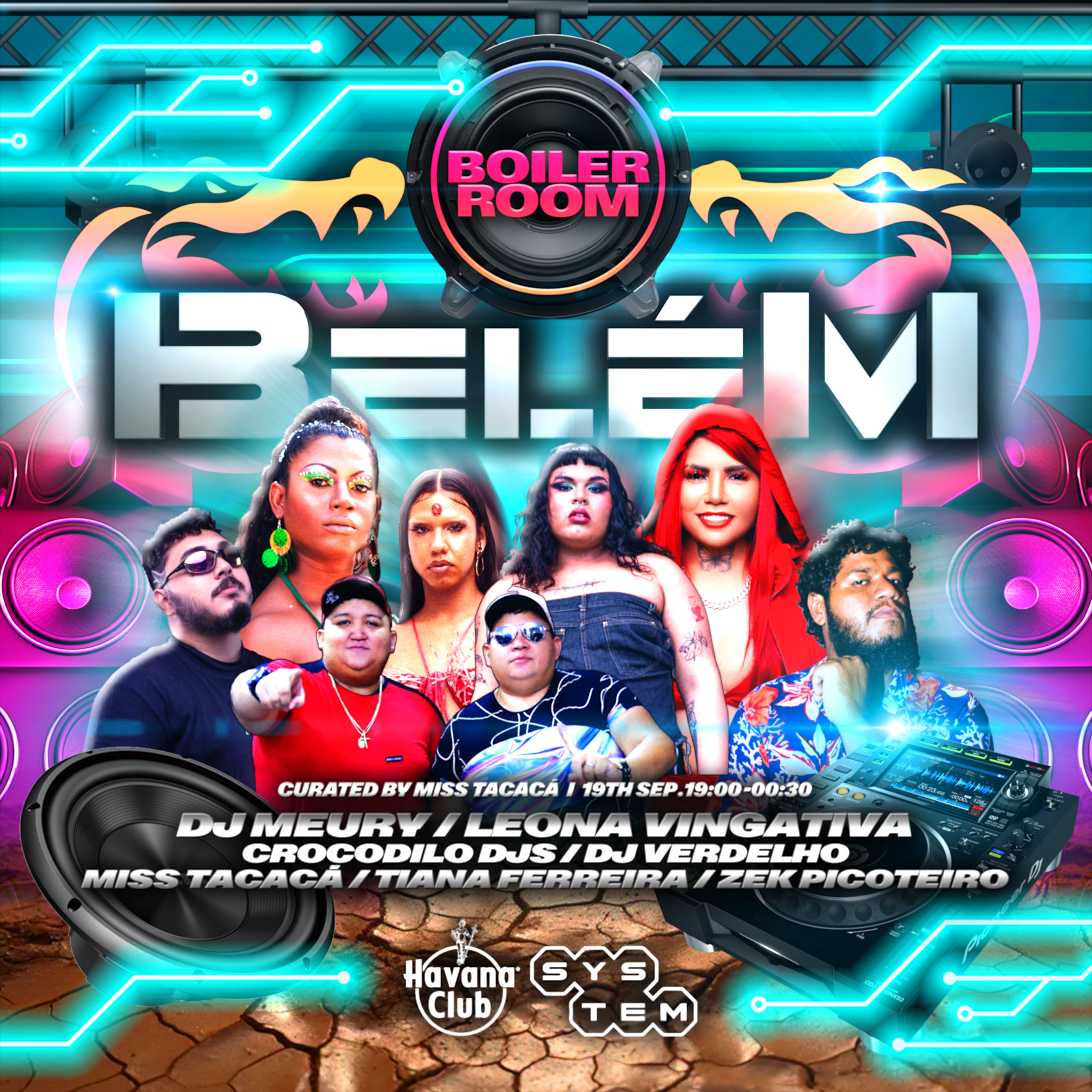 Flyer for event SYSTEM: Belém.