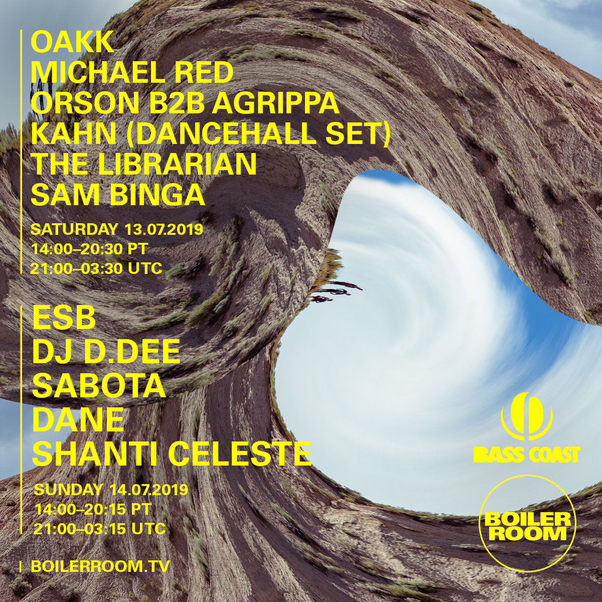 Flyer for event Bass Coast.