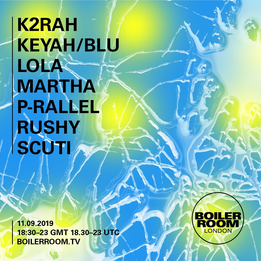 Flyer for event Boiler Room London.