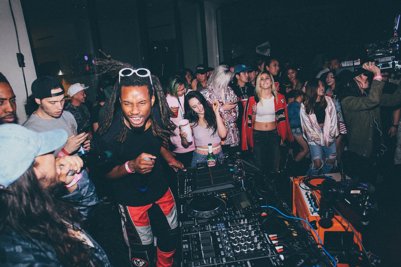 Photo of set Denzel Curry.