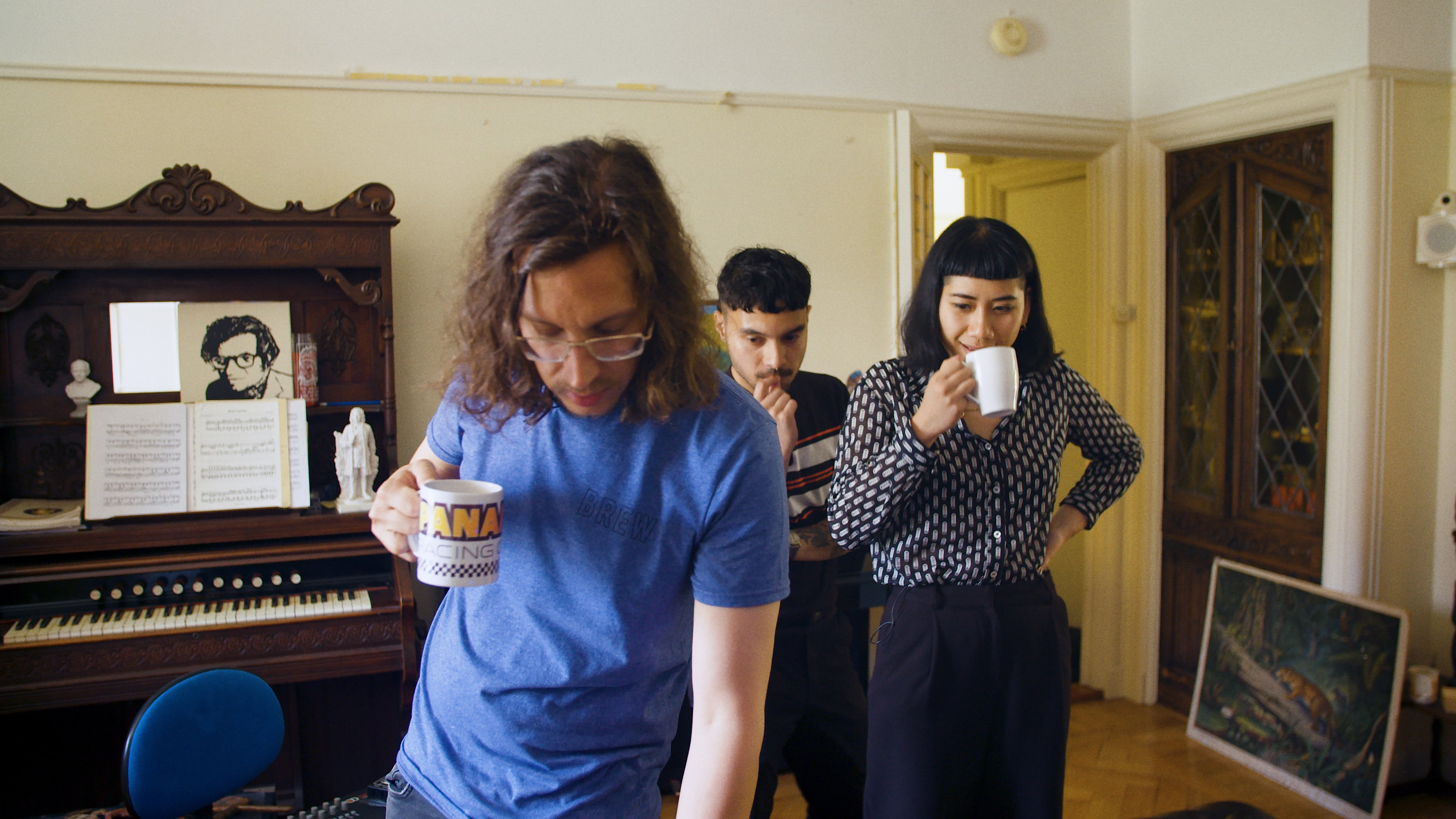 Photo of set Making a cassette EP with Legowelt and Animistic Beliefs.