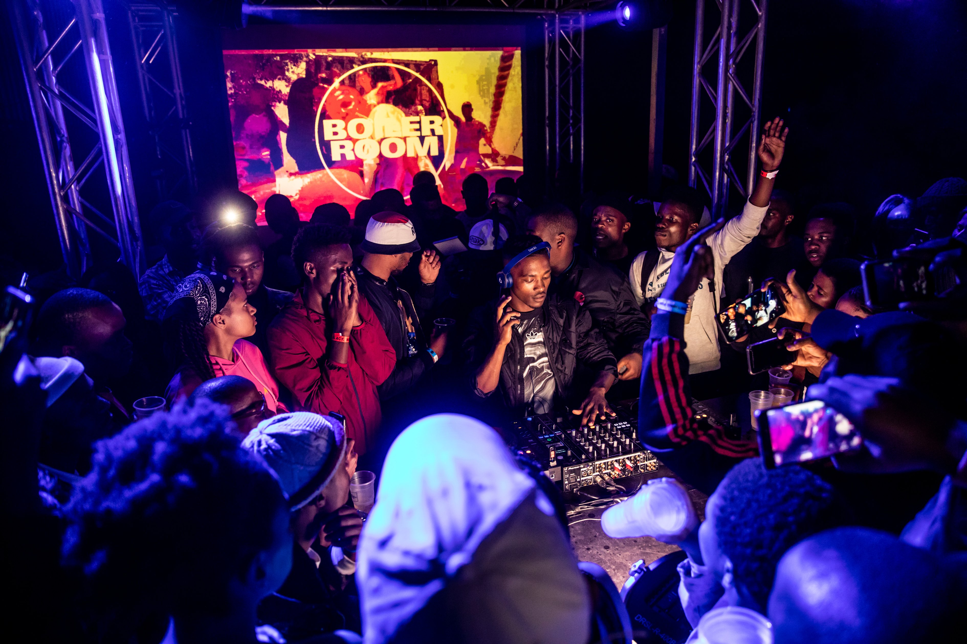 Photo of set DJ Lag.