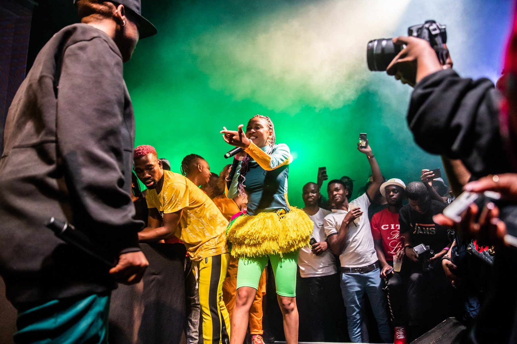 Photo of set Sho Madjozi.