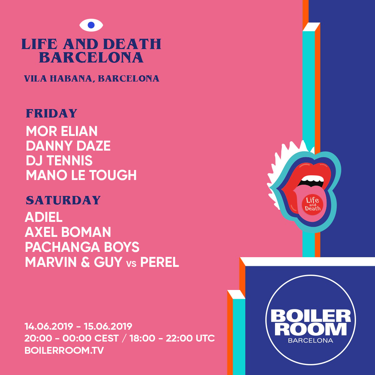 Flyer for event Life and Death.