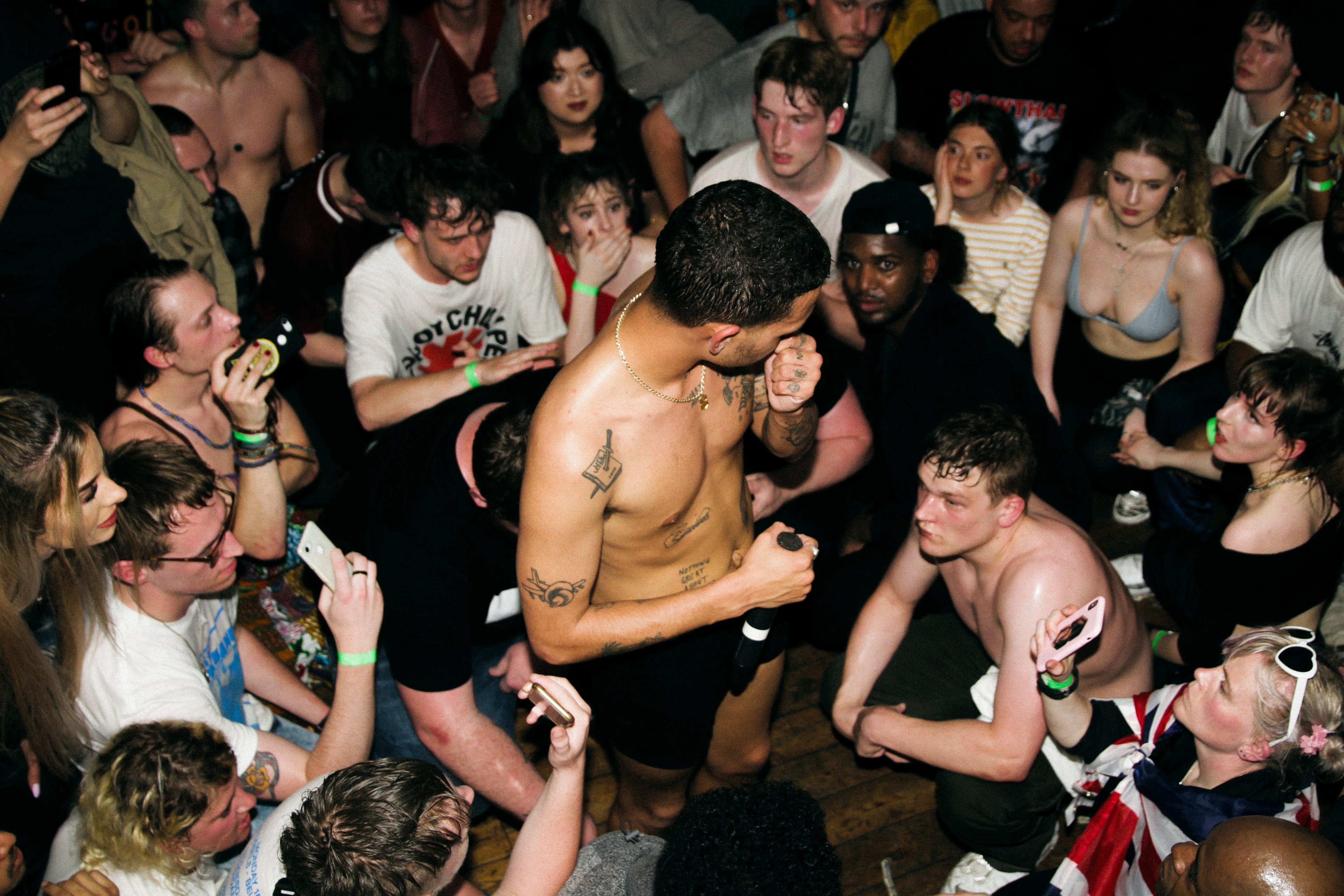 Photo of set slowthai Album Launch: Northampton.