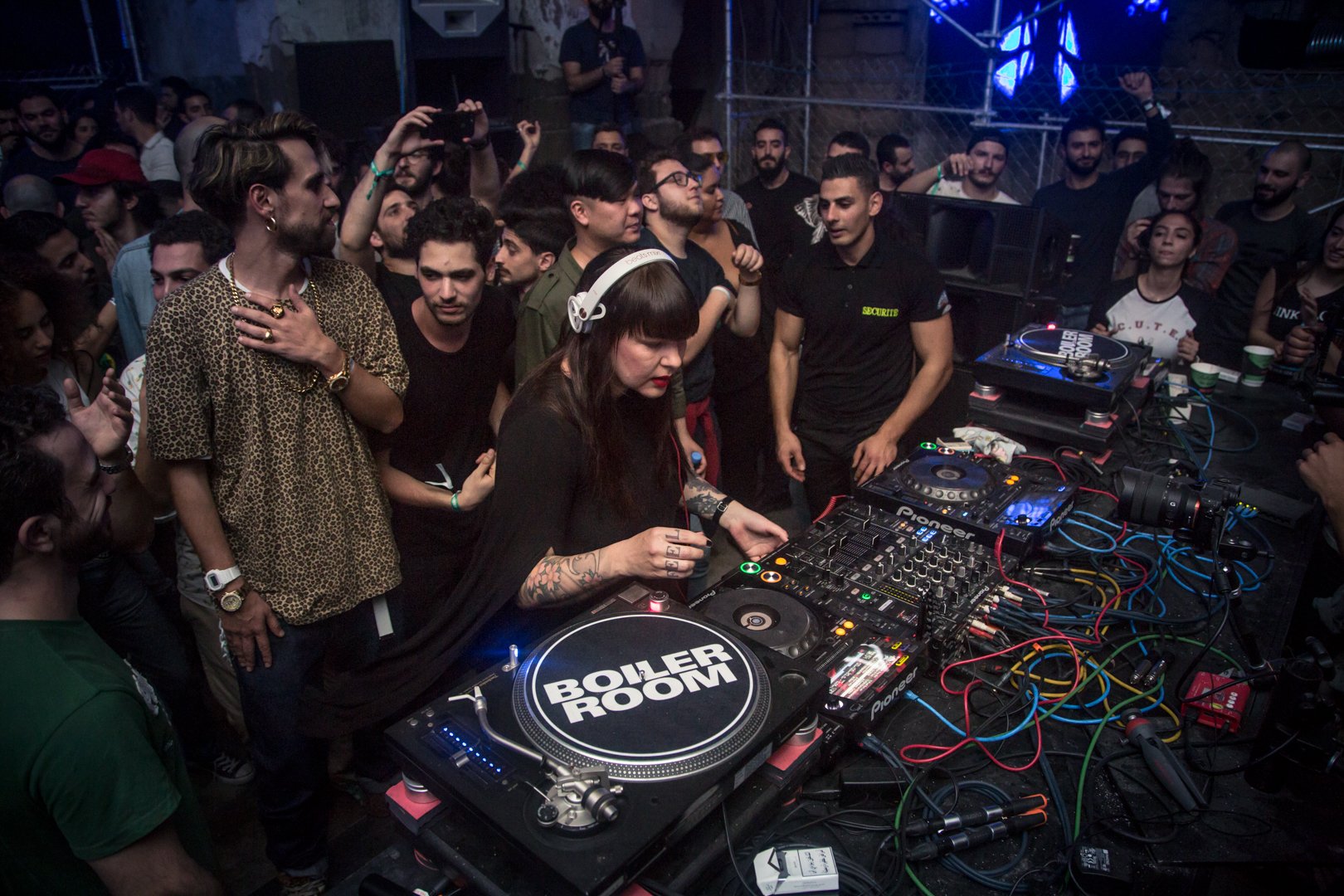Photo of set Miss Kittin.