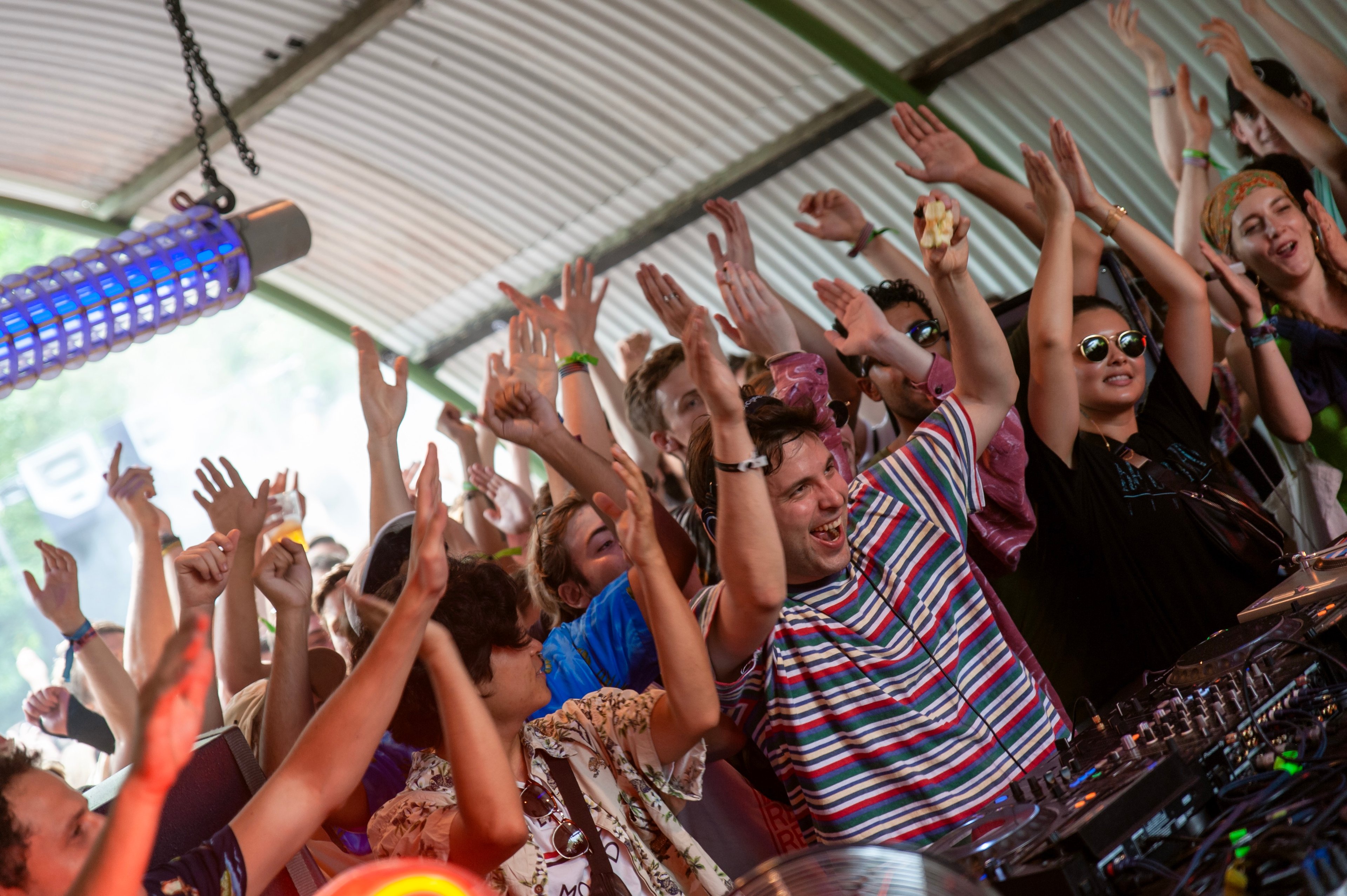 Photo of set DJ Python.