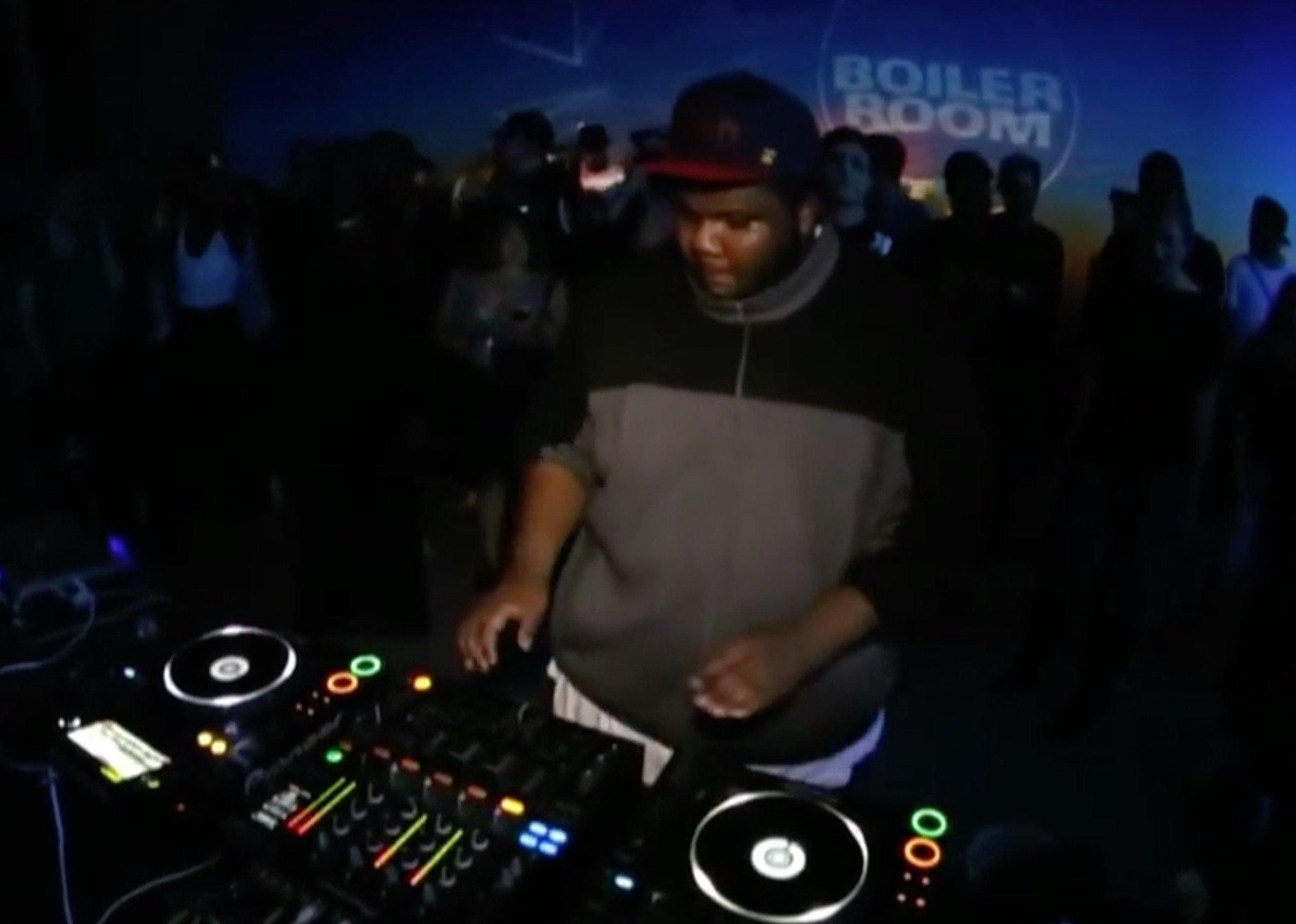Photo of set DJ Earl.