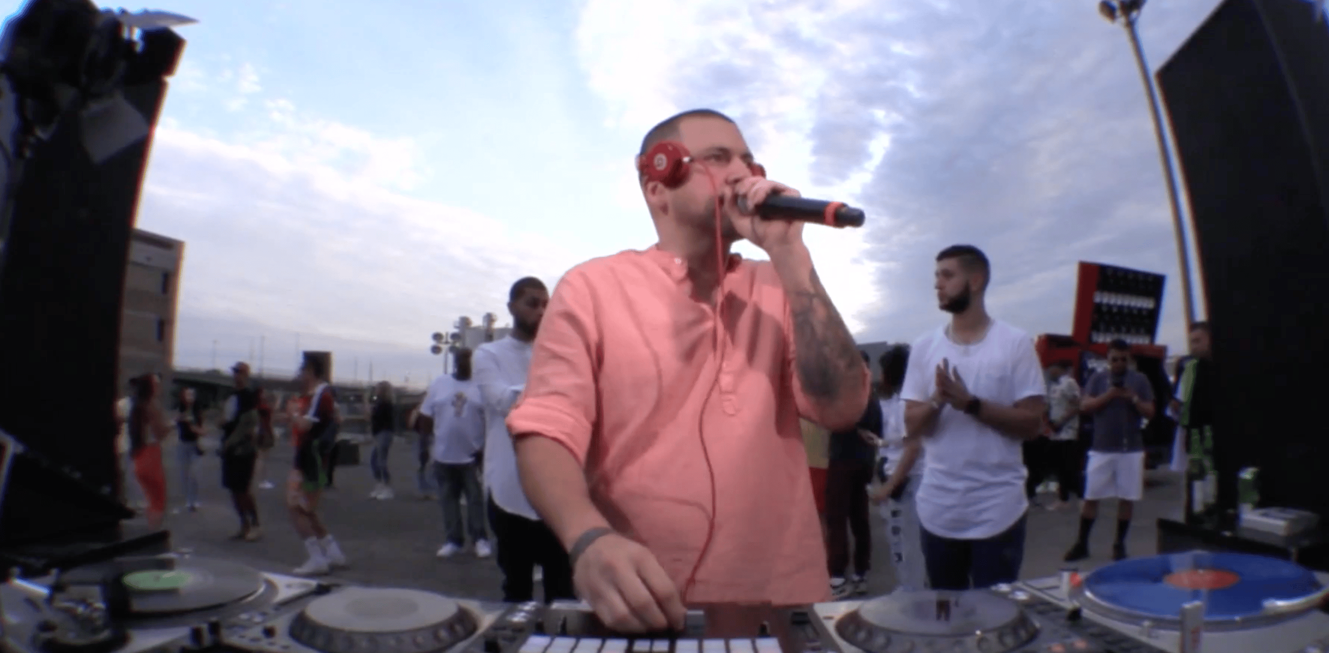 Photo of set DJ Prostyle.